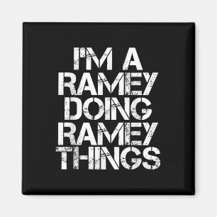 Ramey Funny Surname Family Tree Birthday Reunion G Magnet