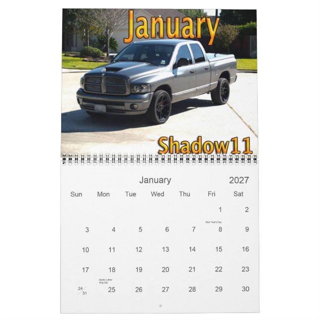 Ramforum.com 2011 Calendar (Jan 2027)