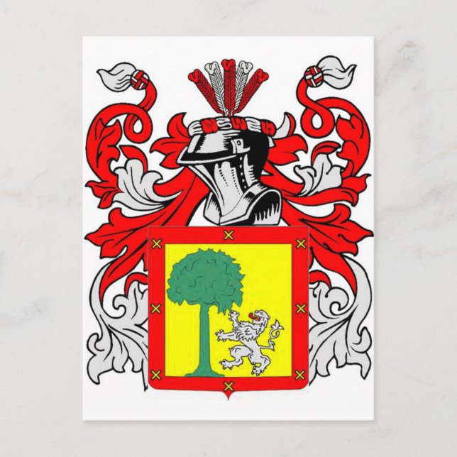 Ramirez Coat of Arms Postcard (Front)