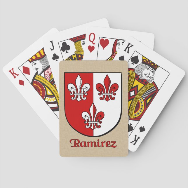 Ramirez Heraldic Shield Playing Cards (Back)