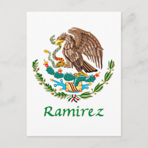 Ramirez Mexican National Seal Postcard