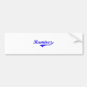 Ramirez Surname Classic Style Bumper Sticker