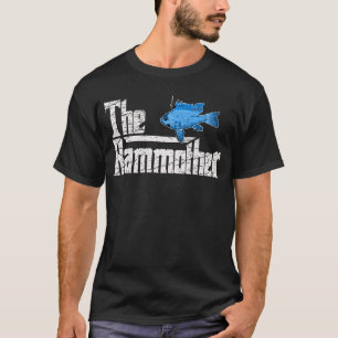 Rammother Electric Blue Ram Cichlid Fish Keeper Aq T-Shirt