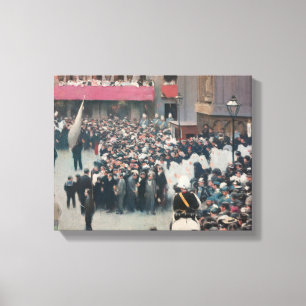 Ramon Casas - The Corpus Christi Procession Canvas Print