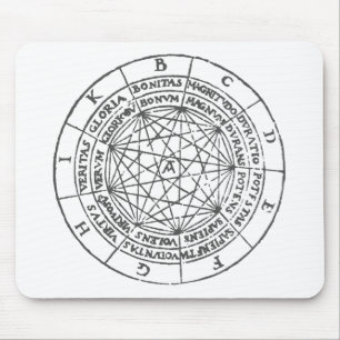 Ramon Llull Ars Magna Mouse Mat