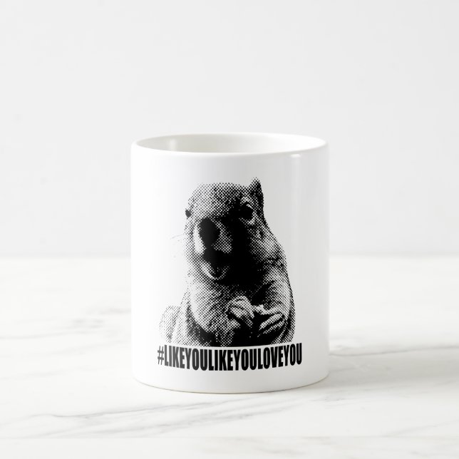Ramon The Squirrel Hashtag Mug (Center)