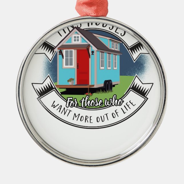 ramon - tiny house metal tree decoration (Front)