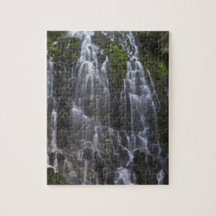 Ramona Falls in Clackamas county, Oregon Jigsaw Puzzle