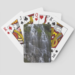 Ramona Falls in Clackamas county, Oregon Playing Cards