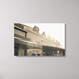 Ramona Theatre Stretched Canvas Print