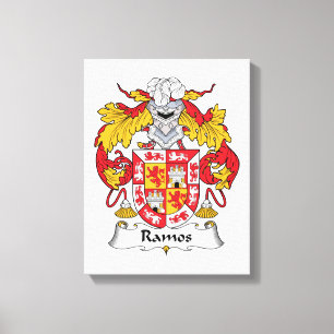Ramos Family Crest Canvas Print