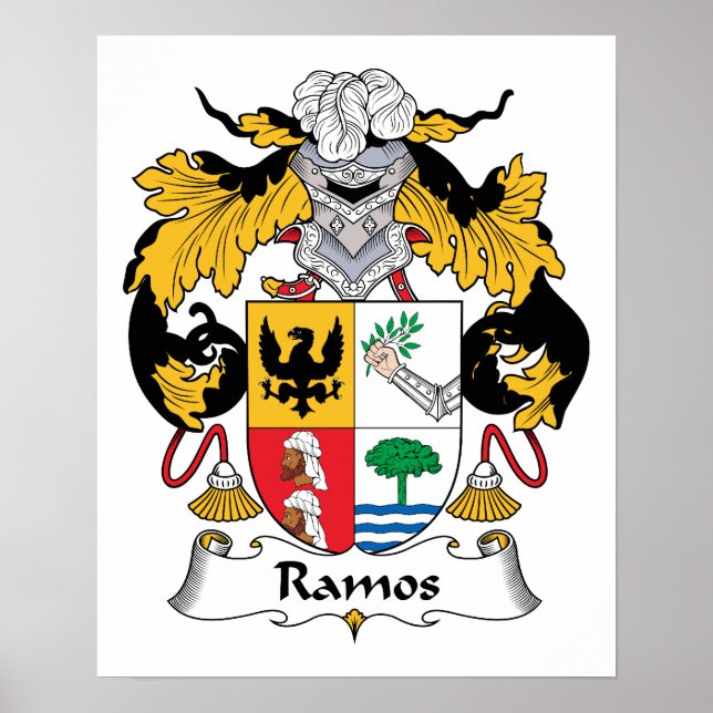 Ramos Family Crest Poster (Front)