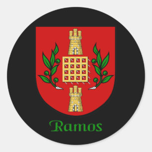 Ramos Family Shield Stickers