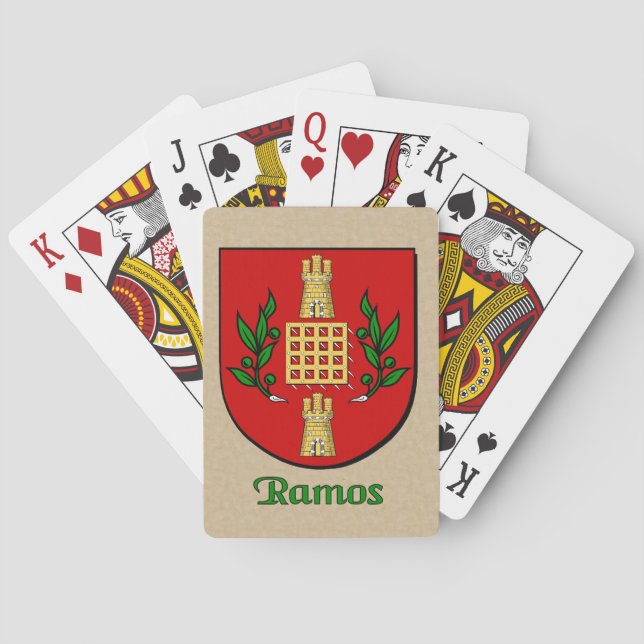 Ramos Heraldic Shield Playing Cards (Back)