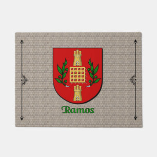 Ramos Historical Shield on Cobblestone Doormat