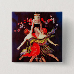 Ramos Pinto Vintage PosterEurope 15 Cm Square Badge