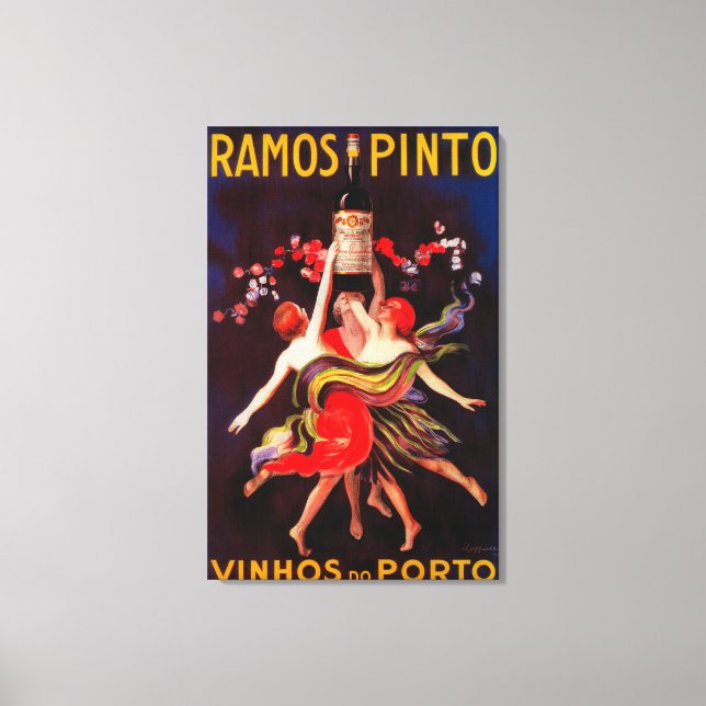 Ramos Pinto Vintage PosterEurope Canvas Print (Front)