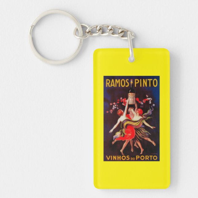 Ramos Pinto Vintage PosterEurope Key Ring (Front)