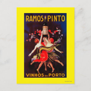 Ramos Pinto Vintage PosterEurope Postcard
