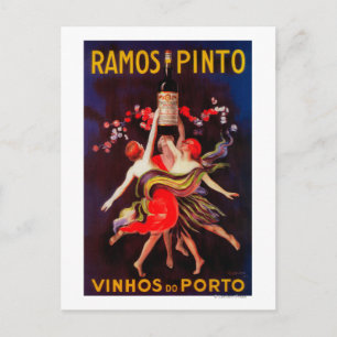 Ramos Pinto Vintage PosterEurope Postcard