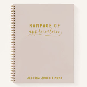 Rampage of Appreciation Pink Journal
