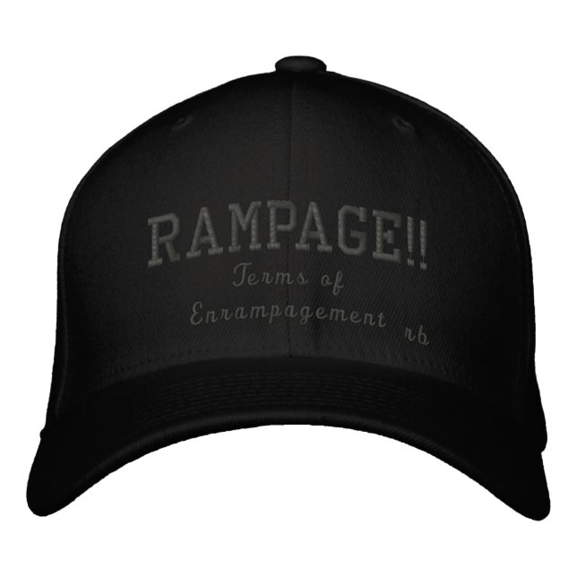 Rampage Terms of Enrampagement Embroidered Hat (Front)
