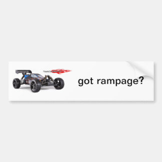 Rampage XBE Bumper Sticker