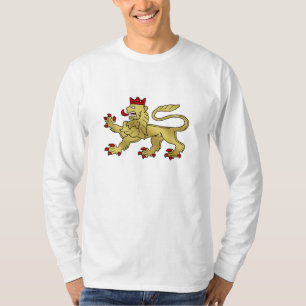 Rampant Lion emblem Lion Shield Heraldry Shirt