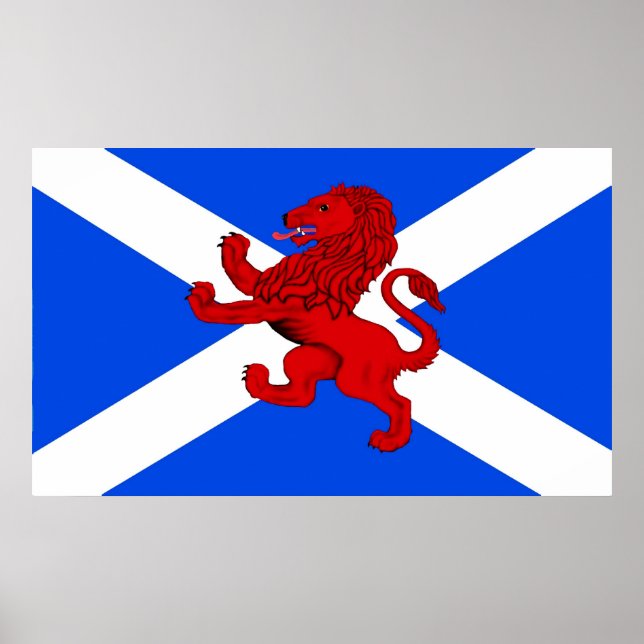 Rampant lion / Scotland's flag Poster (Front)