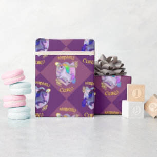 Rampantly Cute Unicorn Wrapping Paper
