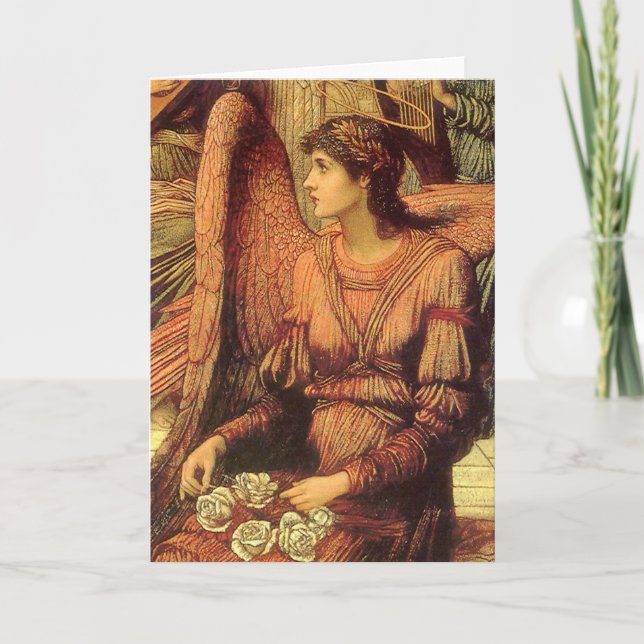 Ramparts of God's House, Angel by John Strudwick Holiday Card (Front)