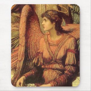 Ramparts of God's House, Angel by John Strudwick Mouse Mat