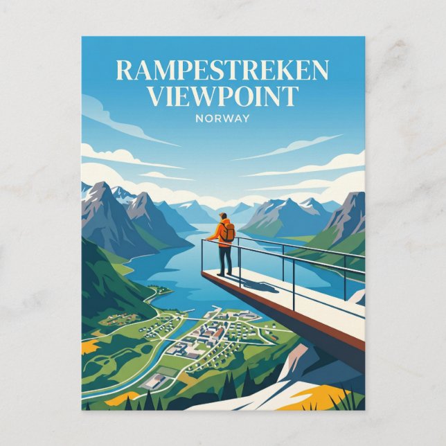Rampestreken Viewpoint Norway Postcard (Front)