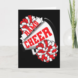 Rams Cheer Ck To School Cheerleading Spirit R  Card