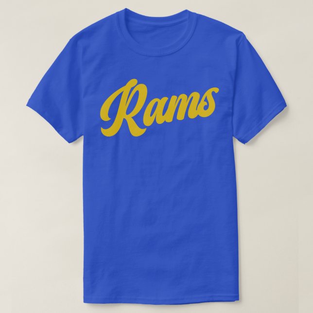 Rams Retro Los Angeles Rams T-Shirt (Design Front)