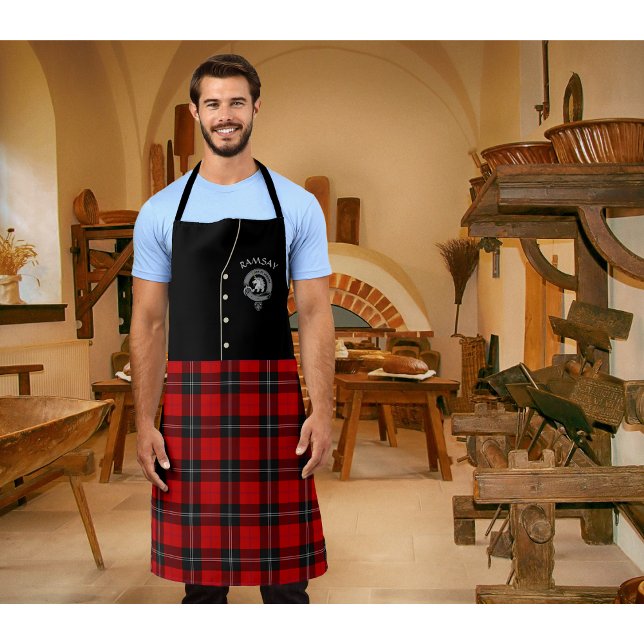 Ramsay Clan Badge & Tartan Kilt Apron (Creator Uploaded)