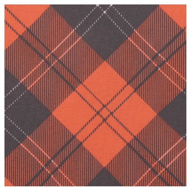 Ramsay Clan Plaid Scottish tartan Fabric (Close Up)