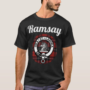 Ramsay Clan Scottish Name Coat Of Arms Tartan T-Shirt