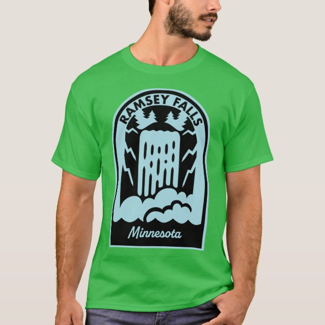 Ramsey Falls Minnesota Oversized T-Shirt (Front)