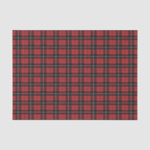 Ramsey Red Modern Original Scottish Tartan Tissue Paper