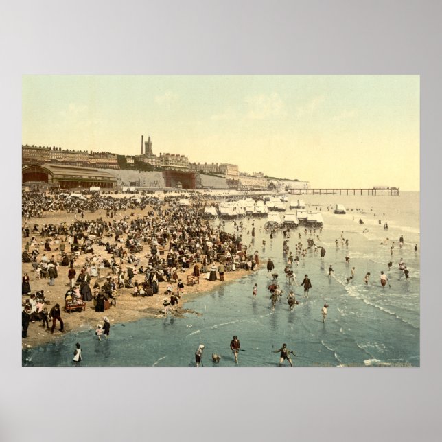Ramsgate Beach, Kent, England Poster (Front)