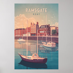 Ramsgate Seaside Travel Poster