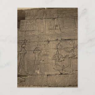 Ramusseum. Egypt circa 1867 Postcard