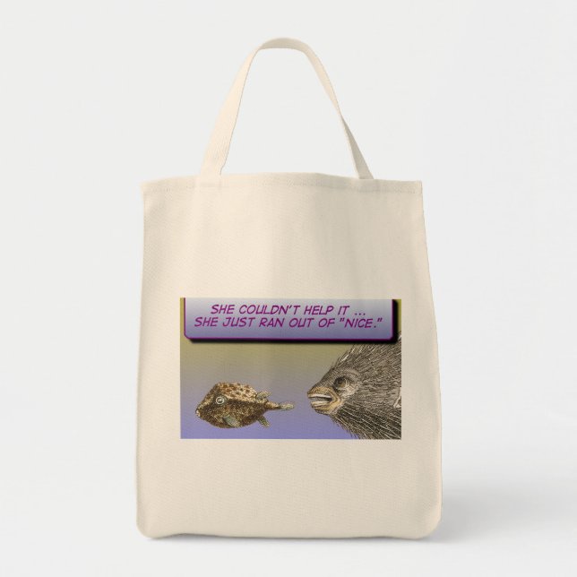 Ran Out of Nice Tote Bag (Front)