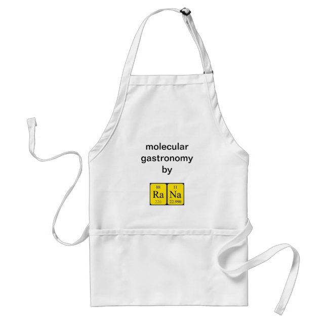 Rana periodic table name apron (Front)