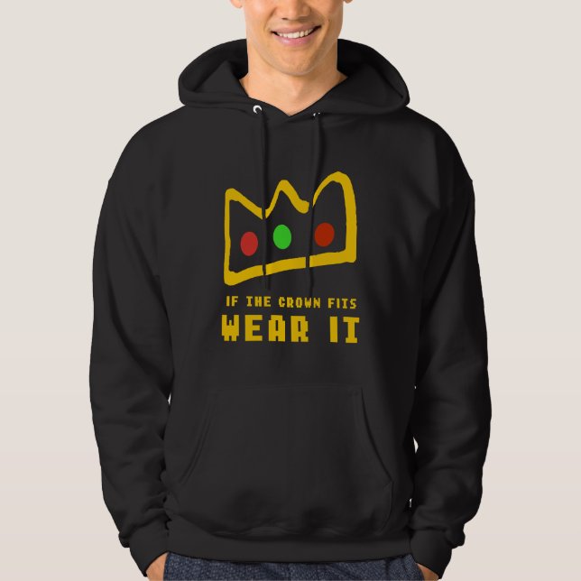 Ranboo's if the crown fits wear it hoodie (Front)