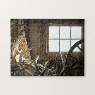 Ranch Farm Window Jigsaw Puzzle