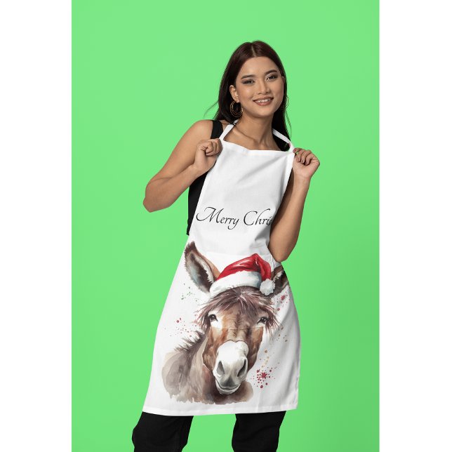 Ranch Kitchen Christmas Cooking Style Apron (Creator Uploaded)