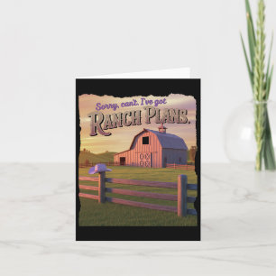 Ranch Plans - Western Is Back - Western For You - Card