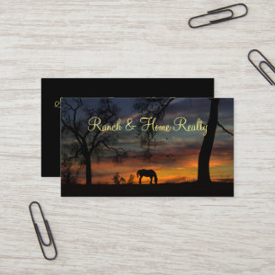 Ranch Real Estate Business Cards